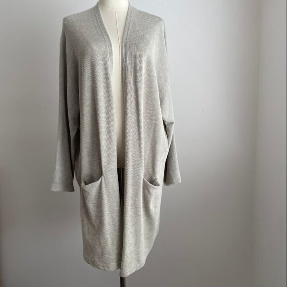 NWT Anthropologie Donni Open Front Cardigan Cotton Blend Size OS - Picture 2 of 8